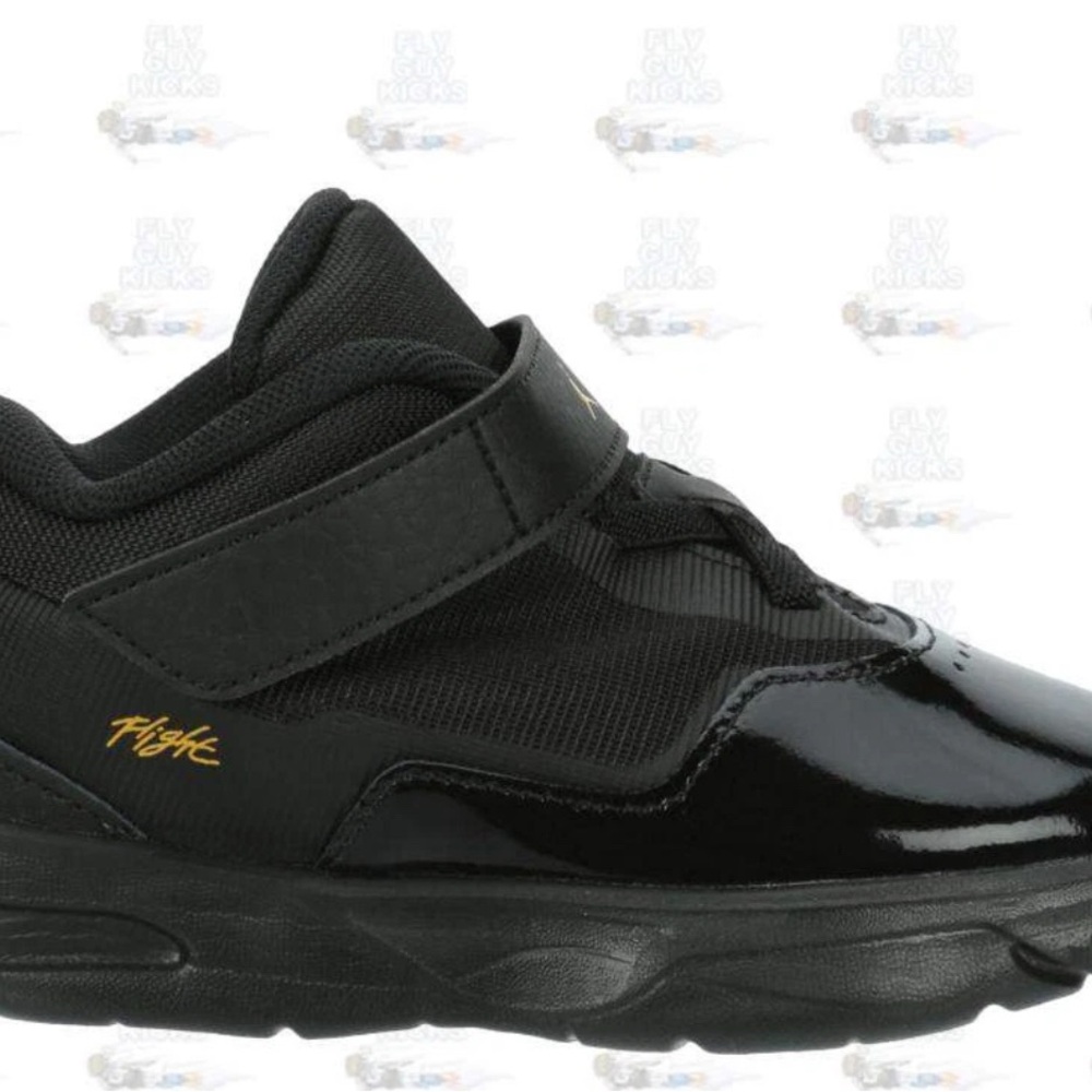 Baby Nike Air Jordan Stay Loyal 3 Toddler Black Gold Yellow Sneakers Size 9C